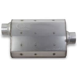AERO CHAMBER MUFFLER 2.5" OFFSET INLET / CENTRE OUTLET HOOKER - 21502HKR