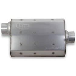 AERO CHAMBER MUFFLER 3" STEEL OFFSET INLET/CENTRE OUTLET HOOKER - 21505HKR