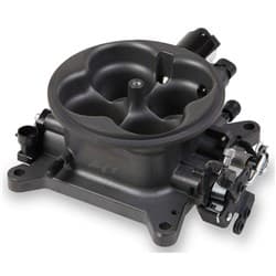 UNIVERSAL 4150 THROTTLE BODY 1000CFM, HARD CORE GREY HOLLEY - 112-587