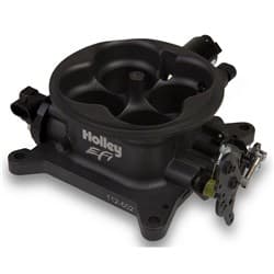 4150 EFI THROTTLE BODY, GREY INCL IAC & TPS, HARD CORE GREY HOLLEY - 112-602