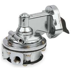 CHEV S/B HI-VOL.MECH FUEL PUMP CHROME MECH STREET PUMP 1/4NPT HOLLEY - 12-834