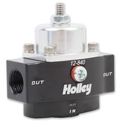 HOLLEY  FUEL REGULATOR BILLET CARB  4.5-9 PSI S 3/8 NPT