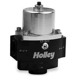 REGULATOR  BILLET 4.5-9 PSI 2 PORT-10ORB INLET -8ORB OUT HOLLEY - 12-843