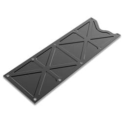 LS1 / 6 VALLEY COVER FINNED MATT BLACK HOLLEY / HO241-262