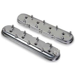 LS ALLOY VALVE COVERS POLISHED STOCK HT HOLLEY / HO241-90