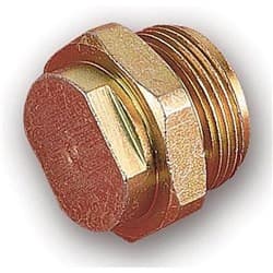 7/8-20 STEEL INLET BLOCK OFF PLUG SUIT BOWL, EACH HOLLEY -  26-18-2