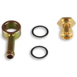 9/16-24 SWIVEL HOSE FITTING FOR SIDE HUNG FUEL BOWLS(5/16) HOLLEY - 26-25