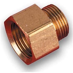 9/16-24 TO 5/8-18 FITTING 3/8 LINE TO SIDE HUNG BOWL HOLLEY - 26-43