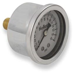 1-1/2 HOLLEY MECHANICAL FUEL PRESSURE GAUGE 0-15PSI HOLLEY - 26-504