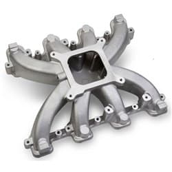 LS3 INTAKE MANIFOLD, 4150 CARB SINGLE PLANE RECTANGLE  PORT HOLLEY / HO300-131