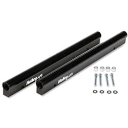 LS3 EFI HI-RAM FUEL RAIL KIT -8AN ORB, BLACK, LS3 L92 & LS7 HOLLEY - 534-203