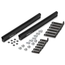 LS1 EFI HI-RAM FUEL RAIL KIT -8AN ORB, BLACK, HOLLEY - 534-220