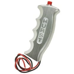 PISTOL GRIP WITH 12V SWITCH 12MM & 16MM THREAD "CLEAR" HURST - 1536200