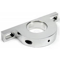 IDIDIT UNDERDASH MOUNT  2-1/4" HOLE  BILLET POLISHED ALUM IDIDIT - 2310500040