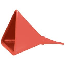 16 TRIANGULAR FUNNEL 22 LONG WITH TAPERED SPOUT JAZ - 550-016-06
