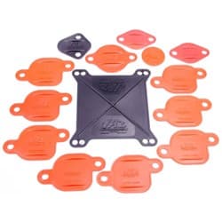 ENGINE BLOCK OFF KIT - BBC WITH 4150 CARB JAZ - 730-002-01