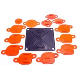 ENGINE BLOCK OFF KIT - SBF WITH 4150 CARB JAZ - 730-007-01