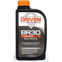 BR30 BREAK IN OIL, 5W30, 946ML JOE GIBBS / DRIVEN RACING OIL DRIVEN / FTJS-01806