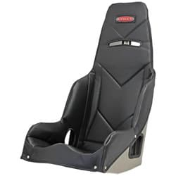 17" BLACK VINYL COVER SUIT PRO STREET DRAG SEAT KIRKEY - 5517001