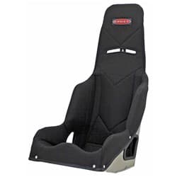 17" BLACK TWEED COVER SUIT PRO STREET DRAG SEAT KIRKEY - 5517011