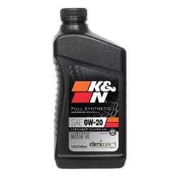 0W20 MOTOR OIL, 1 QUART FULLY SYNTHETIC, 946ML K&N - 104105