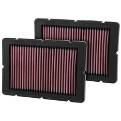 PANEL FILTERS - FERRARI 360 F430, INCLUDES 2 x AIR FILTERS K&N - 33-2494