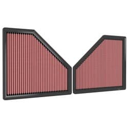 PANEL FILTERS, BMW M2, M3, M4 3.0L PETROL 2020-ON (PAIR) K&N / 33-3171