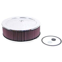 11 X 3-1/2 AIR FILTER ASSEM. 2-5/8 NECK CHROME K&N - 60-1140