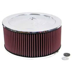 11 X 6 AIR FILTER ASSEMBLY 7-5/16 DOMINATOR NECK,CHROME K&N - 60-1250