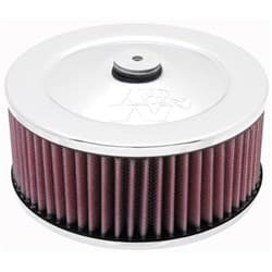 7 X 3 AIR FILTER ASSEMBLY 5-1/8 NECK, CHROME K&N - 60-1330