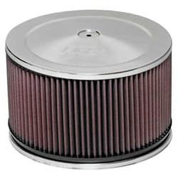 9 X 5  AIR FILTER ASSEMBLY 7-5/16 DOMINATOR NECK, CHROME K&N - 60-1366
