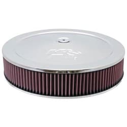 14 X 3 AIR FILTER ASSEMBLY DROP BASE CHROME K&N - 60-1430