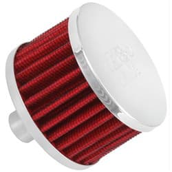 3/4 PUSH-IN VENT FILTER 3 O.D, 2 HIGH, CHROME TOP K&N - 62-1160