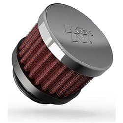 1 UNIV. CLAMP-ON FILTER 2 O.D, 1.5 HIGH, CHROME TOP K&N - 62-1370