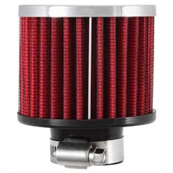 1-1/4 UNIV. CLAMP-ON FILTER 3 O.D, 2.5 HIGH, CHROME TOP K&N - 62-1390
