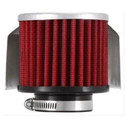 1-1/2 CLAMP-ON VENT FILTER 3 X 2.5H,CHROME TOP,W/SHIELD K&N - 62-1514