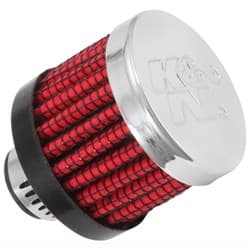 5/16 UNIV. CLAMP-ON FILTER 1-3/8 O.D,1-1/8H,CHROME TOP K&N - 62-2470