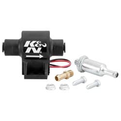 ELECTRIC FUEL PUMP, 15GPH 1-2 PSI,  3/8" BARB & FILTER K&N / 81-0400