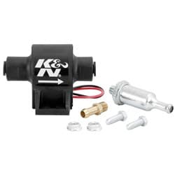 ELECTRIC FUEL PUMP, 34GPH 7-10 PSI, 3/8" BARB & FILTER K&N / 81-0403