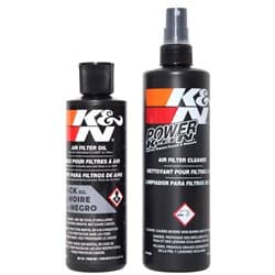 K&N RECHARGER SERVICE KIT WITH BLACK AIR FILTER OIL K&N - 99-5050BK