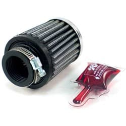 1-3/8 CLAMP-ON TAPERED FILTER  2/2.5 O.D,2.25 H,CHROME TOP K&N - RC-0790