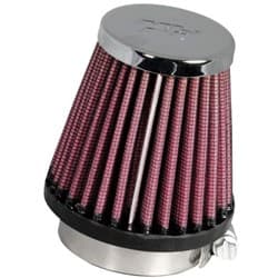 1-15/16 CLAMP-ON TAPER FILTER  2/3 O.D,3 HIGH, CHROME TOP K&N - RC-1060
