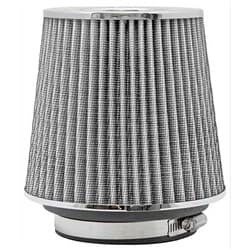 UNIVERSAL FLANGE AIR FILTER INV. CHROME TOP, WHITE MEDIA K&N - RG-1001WT