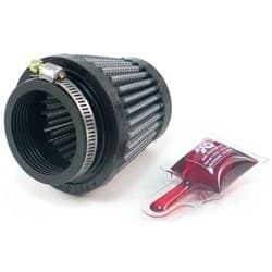 1-3/4" CLAMP-ON TAPERED FILTER 2" TOP, 3" BASE, 2.5" TALL K&N - RU-2690