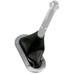 LOKAR FLOOR MOUNT H/BRAKE BOOT BILLET RING WITH BLK BOOT LOKAR - 70-BHBF