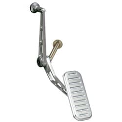 BILLET ALLOY GAS PEDAL 55-57 CHEV BALL MILLED LOKAR - BAG-6073