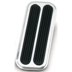 BILLET ALUM ACCELERATOR PAD WITH RUBBER 67-69 CAMARO LOKAR / BAG-6092