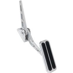 COMP BILLET THROTTLE PEDAL W/RUBBER CENTRE MOUNT LOKAR - BAG-6148