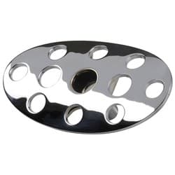 LAKESTER BRAKE PEDAL AUTO CHROME * STEEL- DRILLED LOKAR - BAG-6153