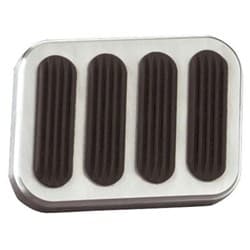 LOKAR XL BILLET ALLOY BRAKE PAD W/RUBBER LOKAR - BFG-6013
